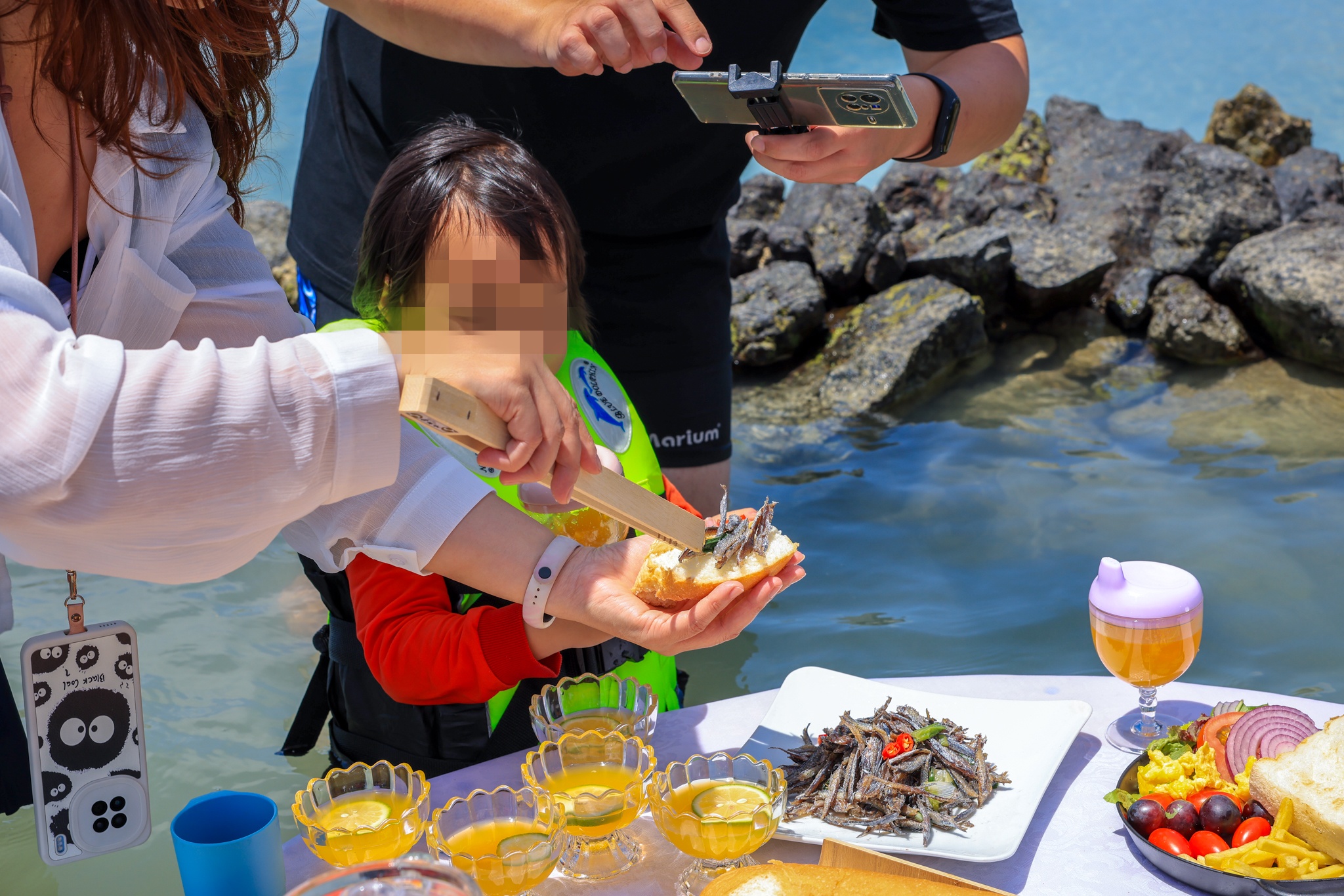 澎湖吉貝島旅遊,石滬漂浮早餐,澎湖北方三島,澎湖吉貝島美食,澎湖吉貝島海鮮餐廳