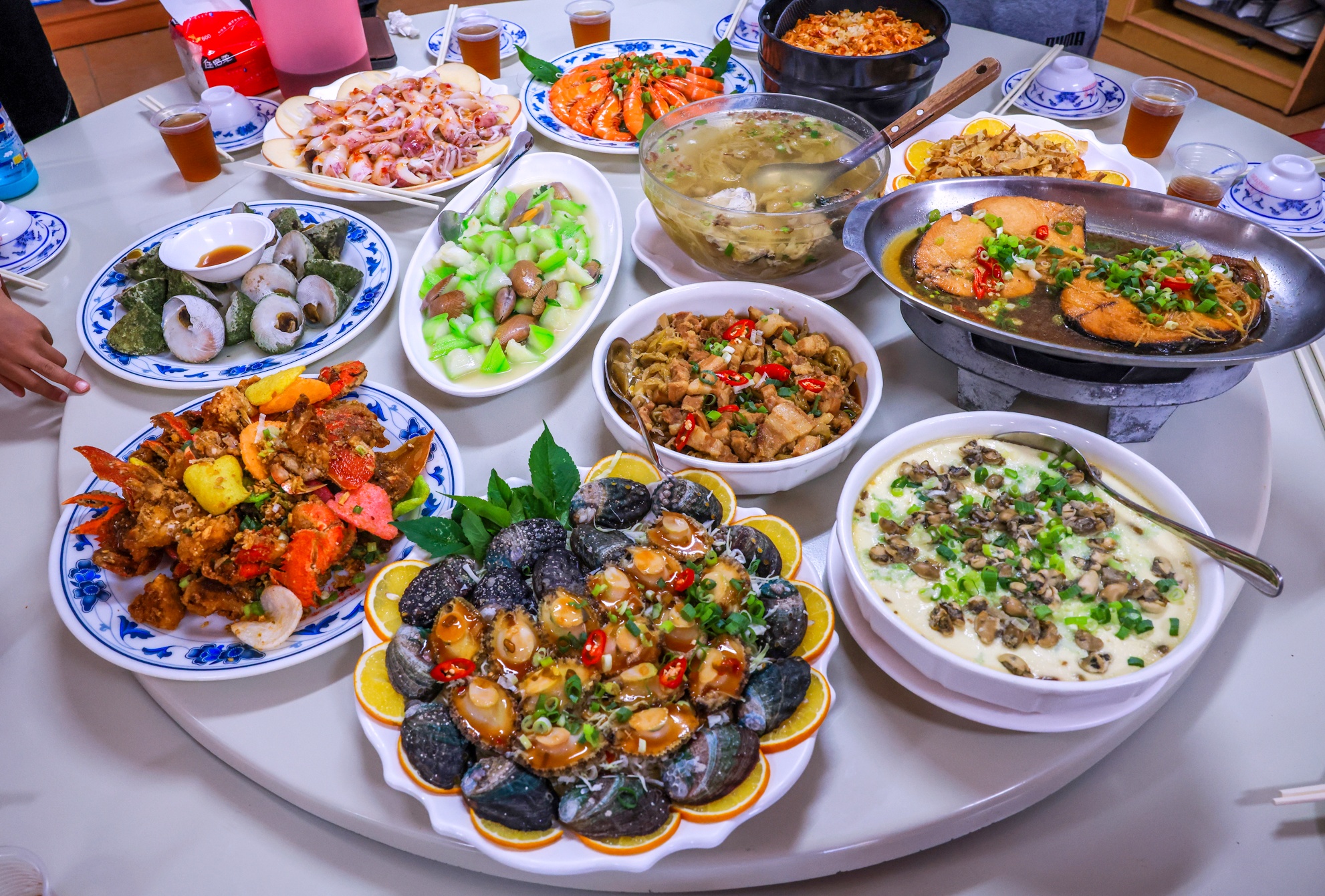 澎湖吉貝島旅遊,石滬漂浮早餐,澎湖北方三島,澎湖吉貝島美食,澎湖吉貝島海鮮餐廳