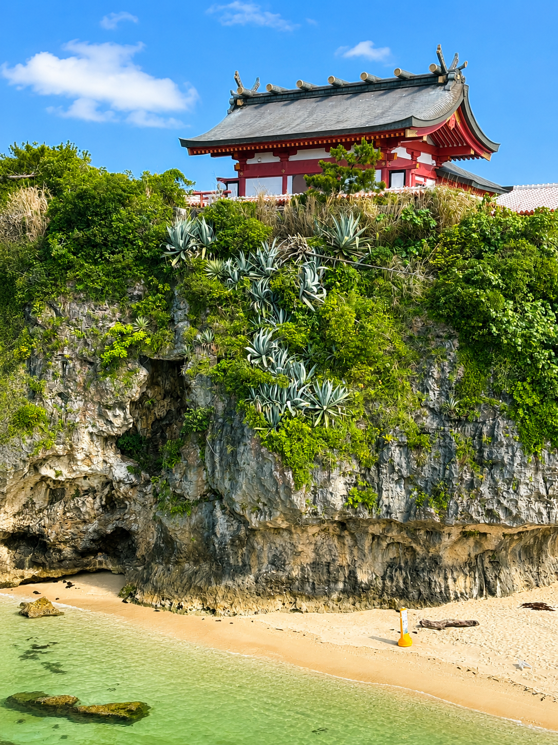 那霸市波上宮,麗星郵輪岸上觀光一日遊行程 @陳小可的吃喝玩樂 那霸市波上宮