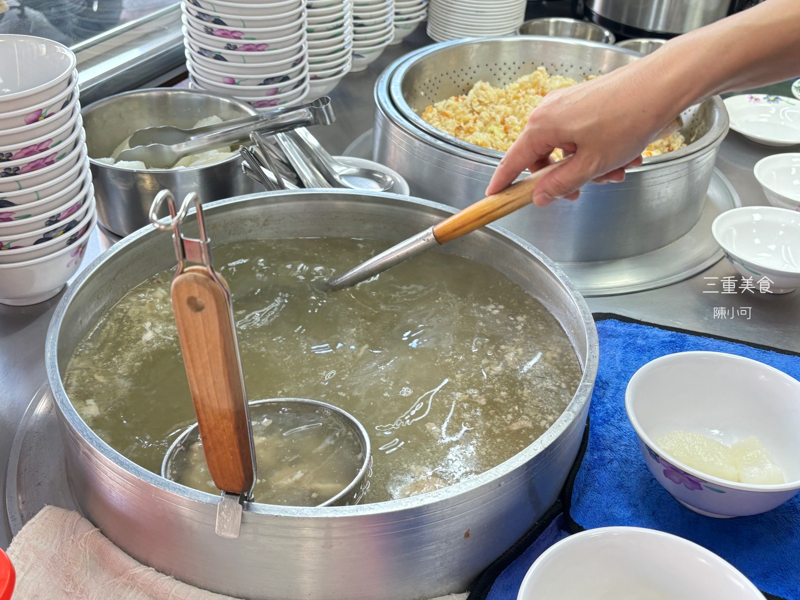 三重埔原汁排骨湯,三重高麗菜飯