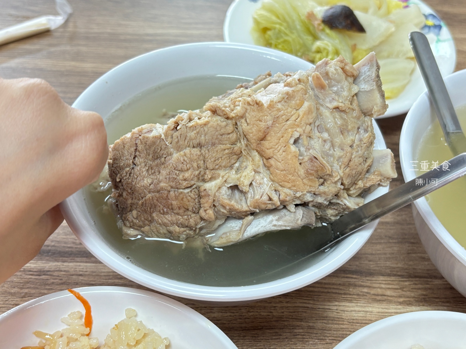 三重埔原汁排骨湯,三重高麗菜飯