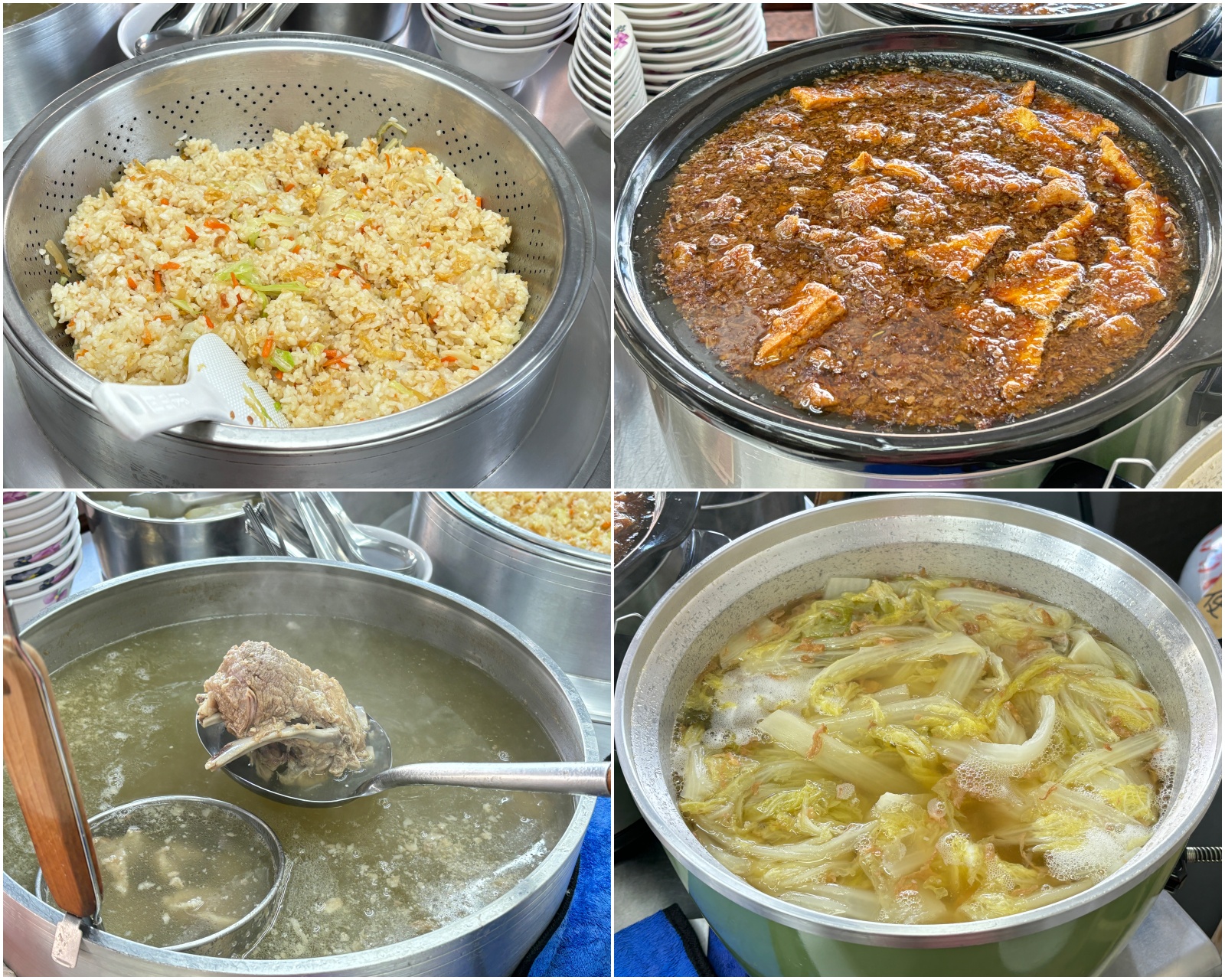 三重埔原汁排骨湯,三重高麗菜飯
