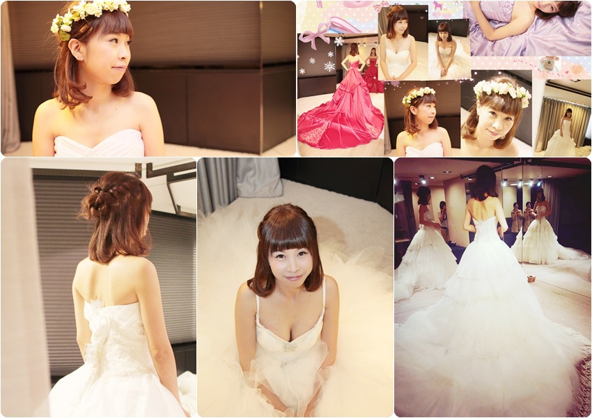 【婚紗試穿】金紗夢婚紗~每個女孩最漂亮的一天就是穿上新娘白紗那一刻~