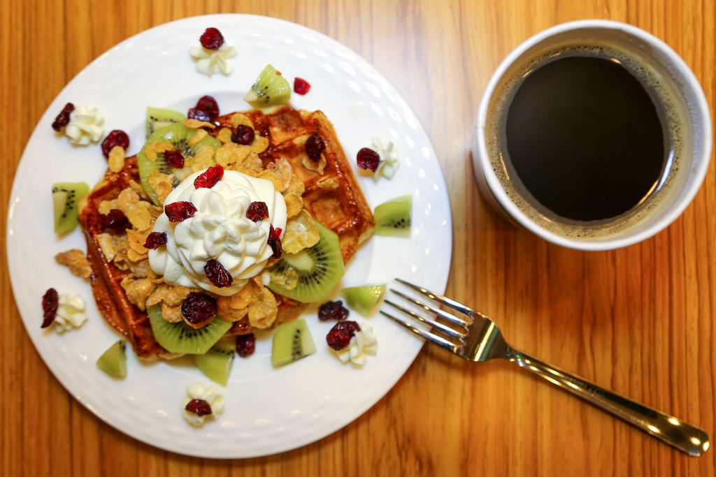 Bant,下午茶,信義區,台北,咖啡,比利時鬆餅,甜品,甜點︱下午茶︱早午餐,百貨,美食,華夫班特Waffle,輕食,韓吉,韓國,首爾,鬆餅,鮮肉鬆餅 @陳小可的吃喝玩樂 IMG_3787