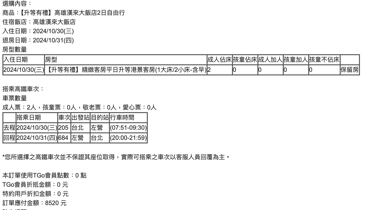 高鐵假期,高鐵假期,高鐵優惠,高雄兩天一夜